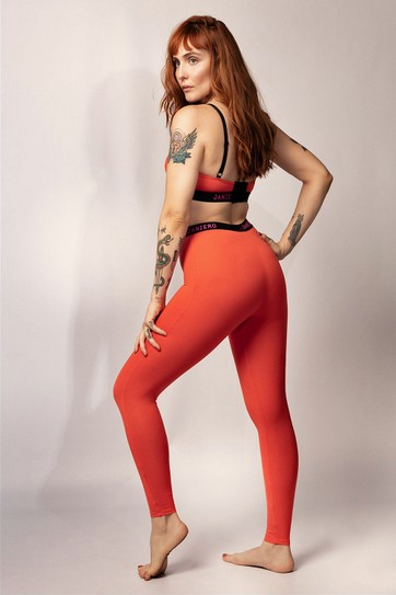 CALÇA LEGGING LARANJA MAYA